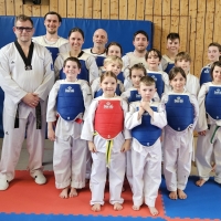 Stützpunktleiter gibt Taekwondo Seminar