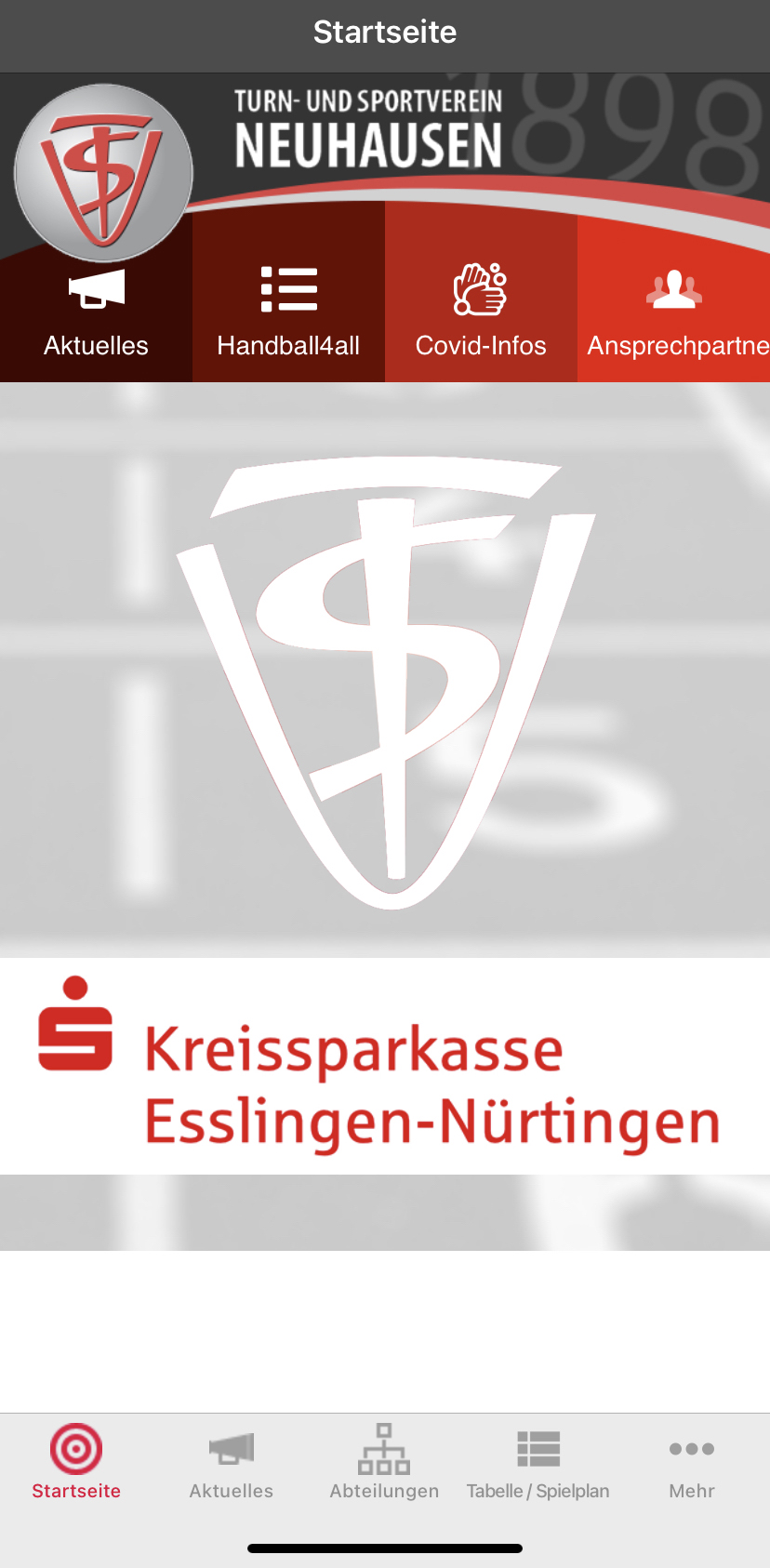 2015 – Die Vereins-App geht an den Start / Dinamo Poltawa zu Gast in Neuhausen