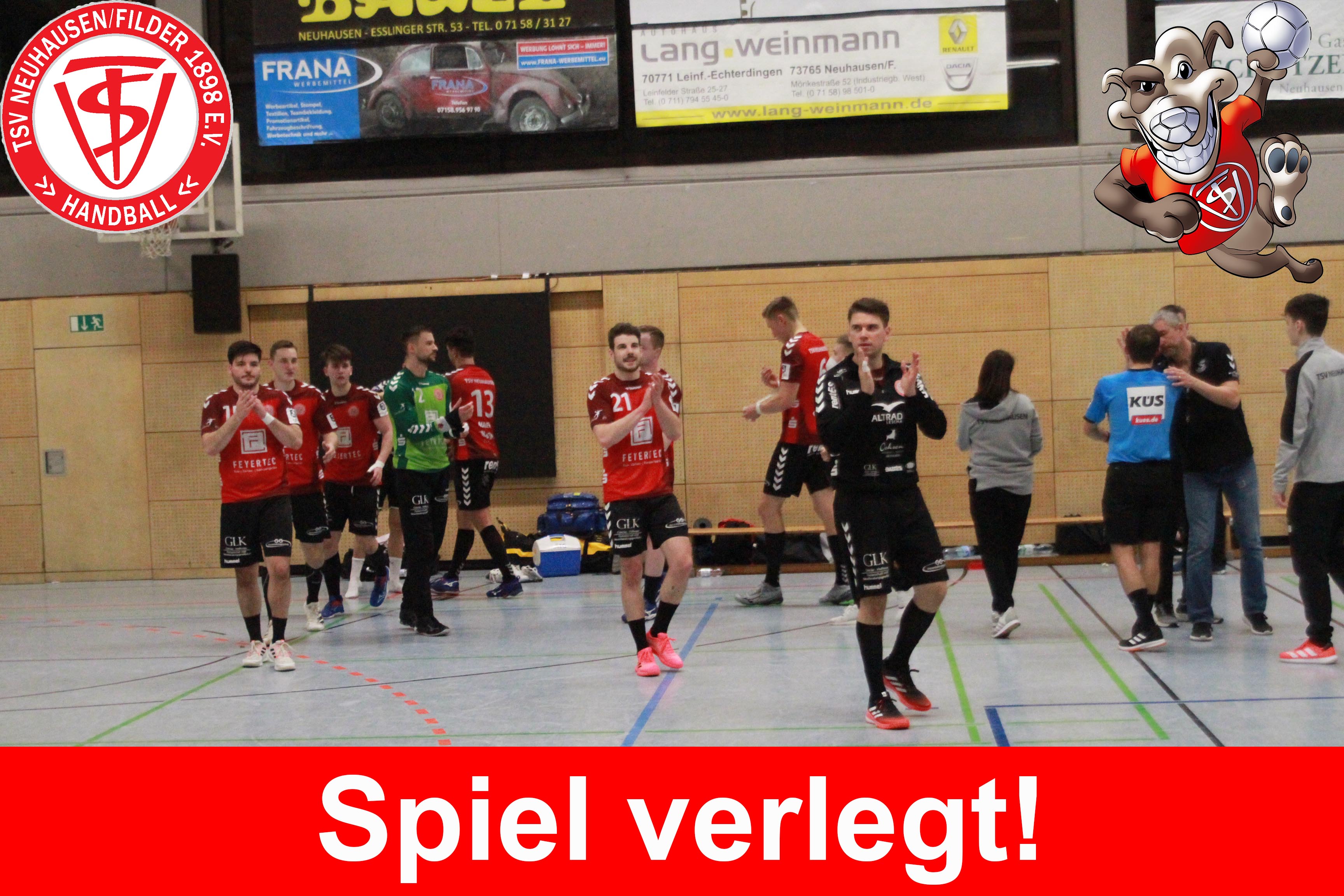 Spiel in Kornwestheim verlegt!