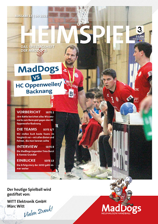 Das Spielheft zum aktuellen Heimspiel