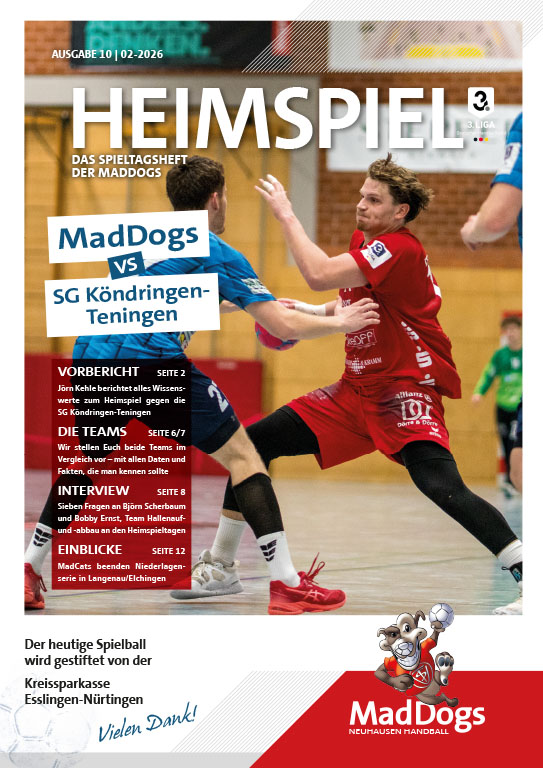 Das Spielheft zum aktuellen Heimspiel