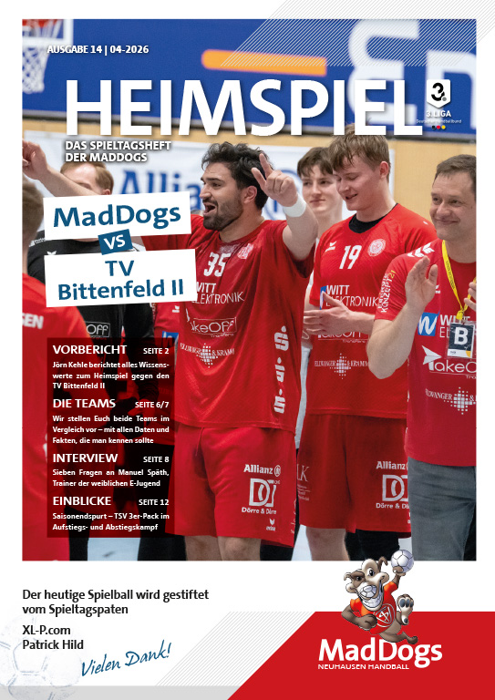 Das Spielheft zum aktuellen Heimspiel