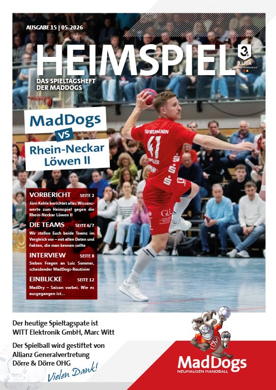 Das Spielheft zum aktuellen Heimspiel