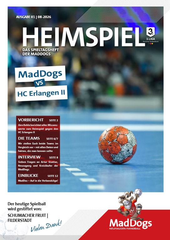 Das Spielheft zum aktuellen Heimspiel