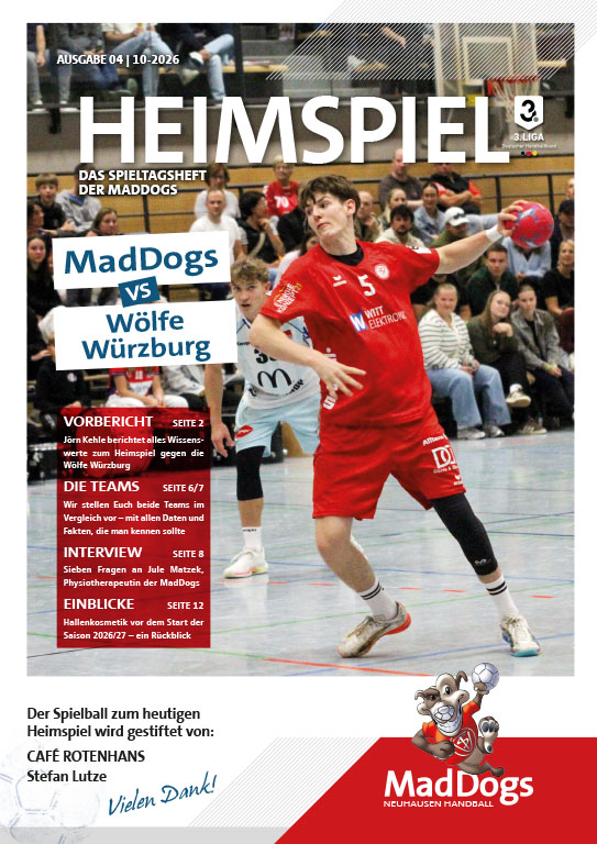 Das Spielheft zum aktuellen Heimspiel