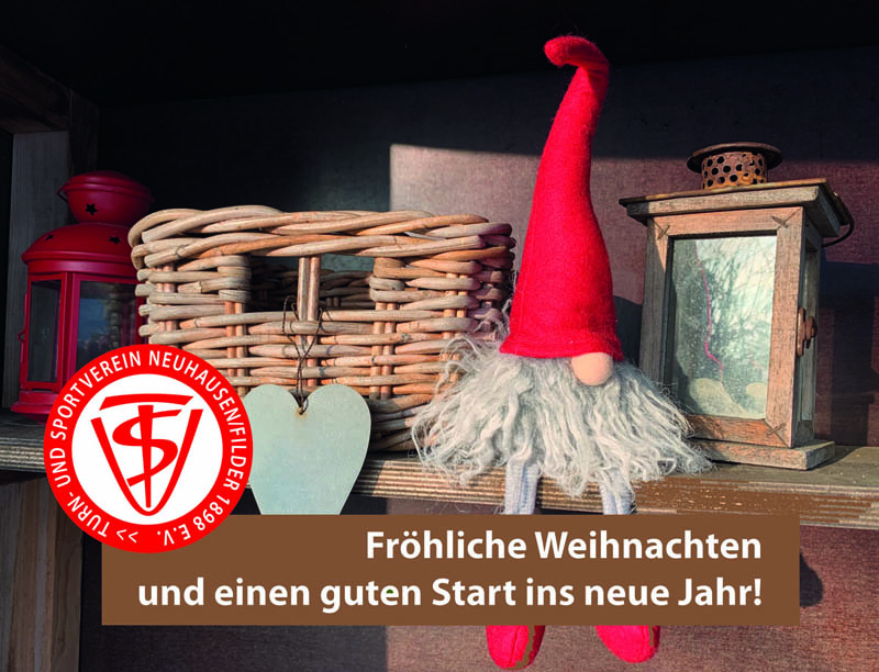 Fröhliche Weihnachten und ein gutes neues Jahr!